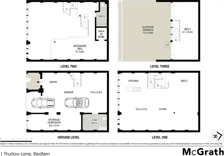 Floorplan of Homely house listing, 1 Thurlow Lane, Redfern NSW 2016