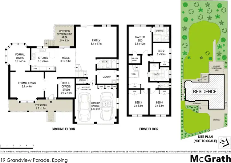 Floorplan of Homely house listing, 19 Grandview Parade, Epping NSW 2121