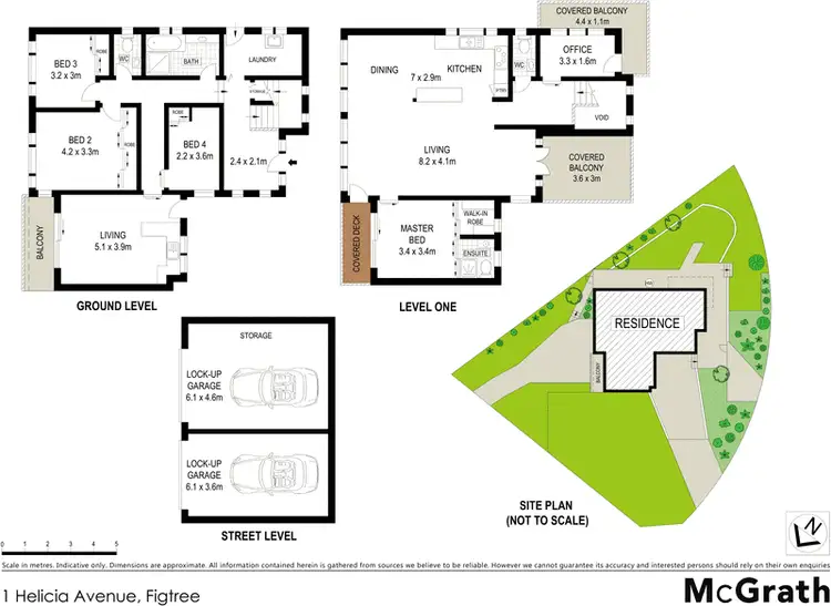 Floorplan of Homely house listing, 1 Helicia Avenue, Figtree NSW 2525