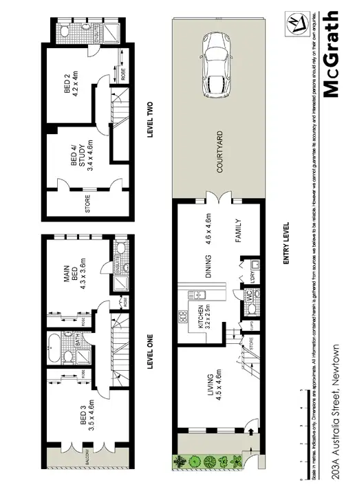 Floorplan of Homely house listing, 203A Australia Street, Newtown NSW 2042