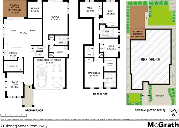 Floorplan of Homely house listing, 21 Jirrang Street, Pemulwuy NSW 2145
