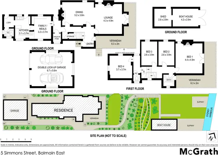 Floorplan of Homely house listing, 5 Simmons Street, Balmain East NSW 2041