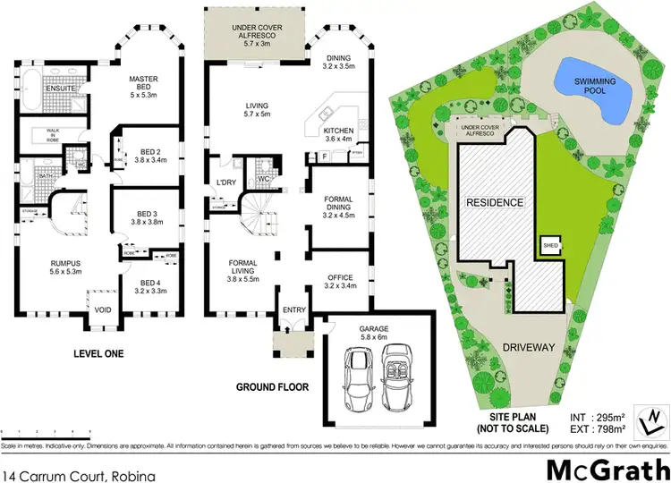 Floorplan of Homely house listing, 14 Carrum Court, Robina QLD 4226