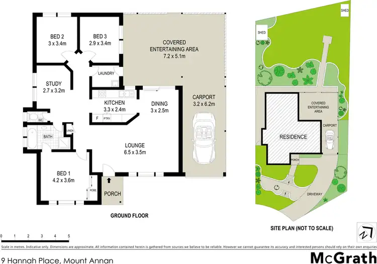 Floorplan of Homely house listing, 9 Hannah Place, Mount Annan NSW 2567