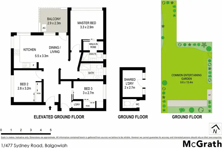 Floorplan of Homely apartment listing, 1/477 Sydney Road, Balgowlah NSW 2093