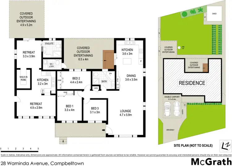 Floorplan of Homely house listing, 28 Waminda Avenue, Campbelltown NSW 2560