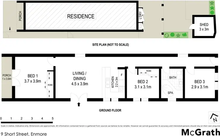 Floorplan of Homely house listing, 9 Short Street, Enmore NSW 2042