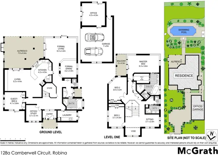 Floorplan of Homely house listing, 128A Camberwell Circuit, Robina QLD 4226