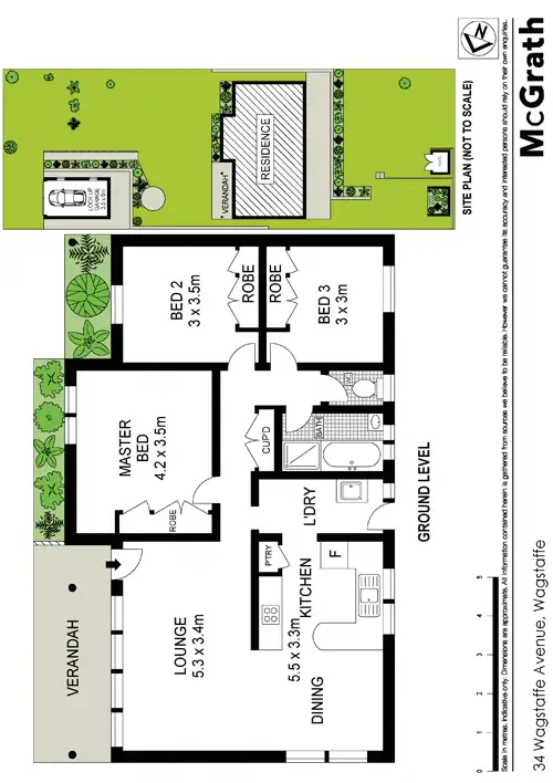 Floorplan of Homely house listing, 34 Wagstaffe Avenue, Wagstaffe NSW 2257
