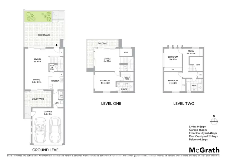 Floorplan of Homely villa listing, 1/2 Bulletin Street, Lawson ACT 2617