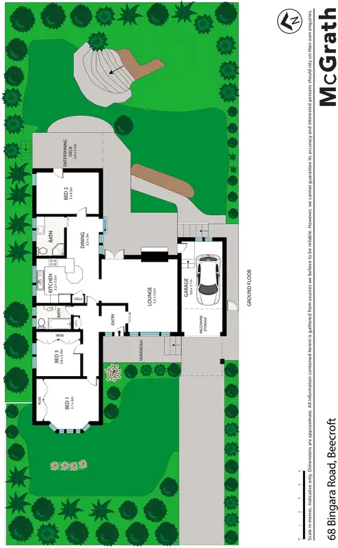 Floorplan of Homely house listing, 68 Bingara Road, Beecroft NSW 2119