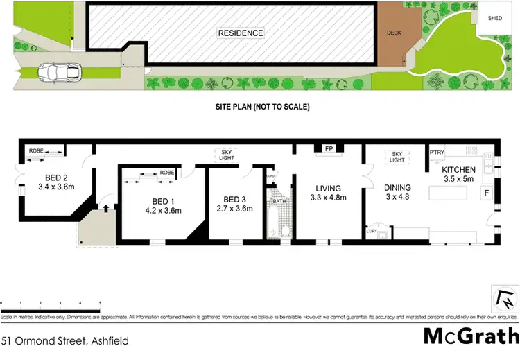 Floorplan of Homely house listing, 51 Ormond Street, Ashfield NSW 2131