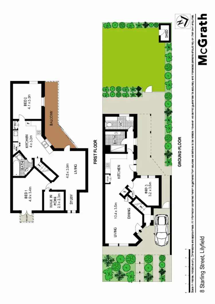 Floorplan of Homely house listing, 8 Starling Street, Lilyfield NSW 2040