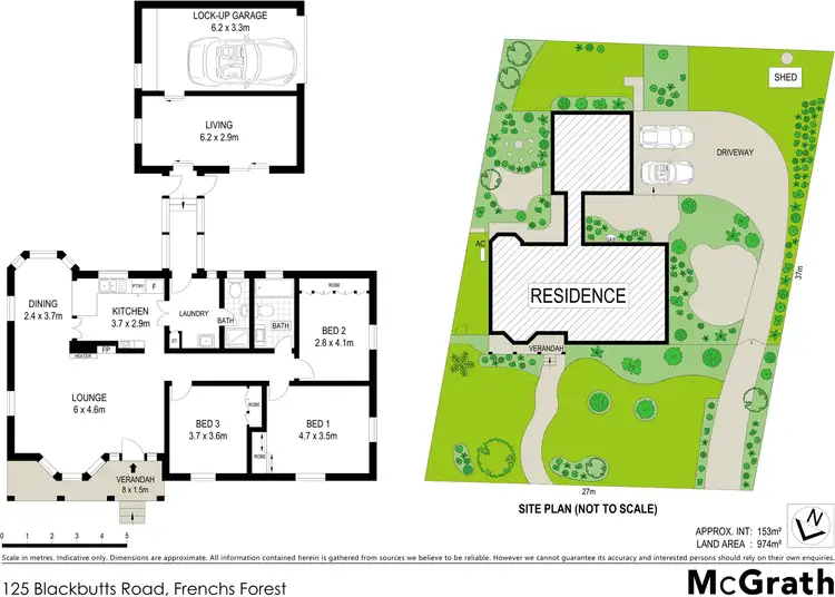 Floorplan of Homely house listing, 125 Blackbutts Road, Frenchs Forest NSW 2086