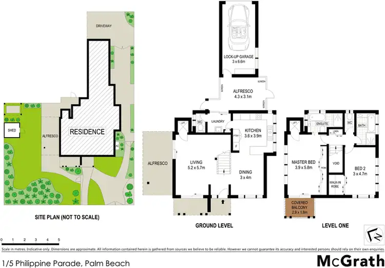 Floorplan of Homely townhouse listing, 1/5 Philippine Parade, Palm Beach QLD 4221