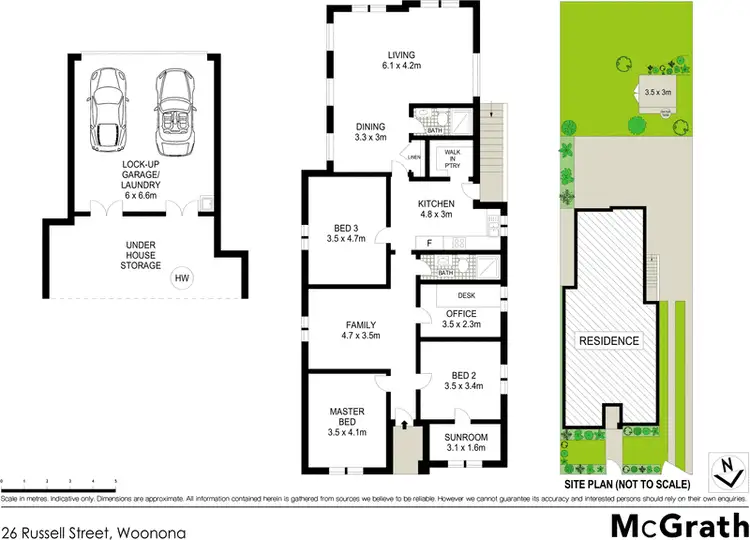 Floorplan of Homely house listing, 26 Russell Street, Woonona NSW 2517