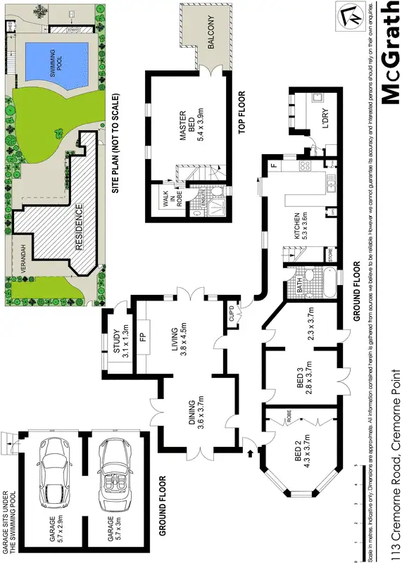 Floorplan of Homely house listing, 113 Cremorne Road, Cremorne Point NSW 2090