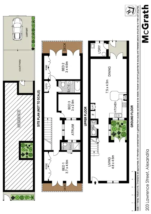Floorplan of Homely house listing, 203 Lawrence Street, Alexandria NSW 2015