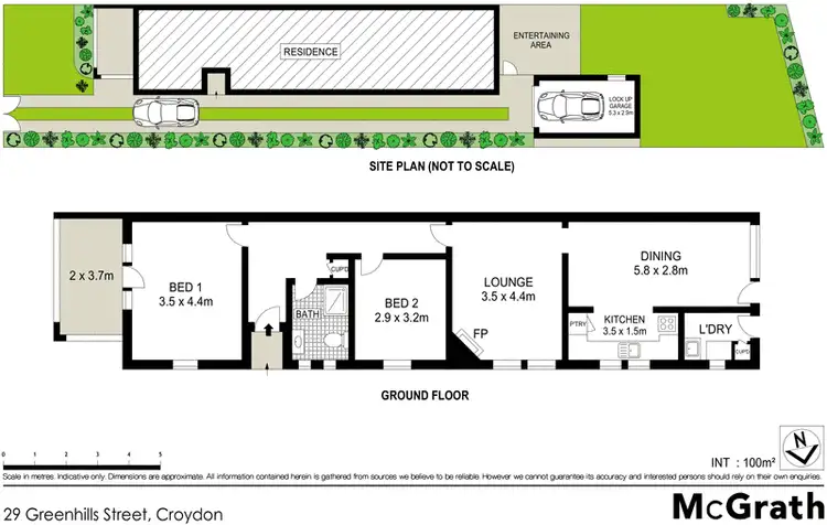 Floorplan of Homely house listing, 29 Greenhills Street, Croydon NSW 2132