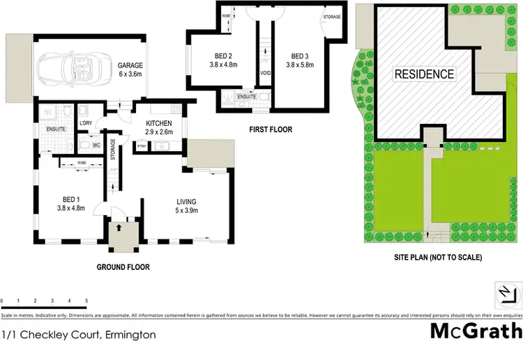 Floorplan of Homely townhouse listing, 1/1 Checkley Court, Ermington NSW 2115