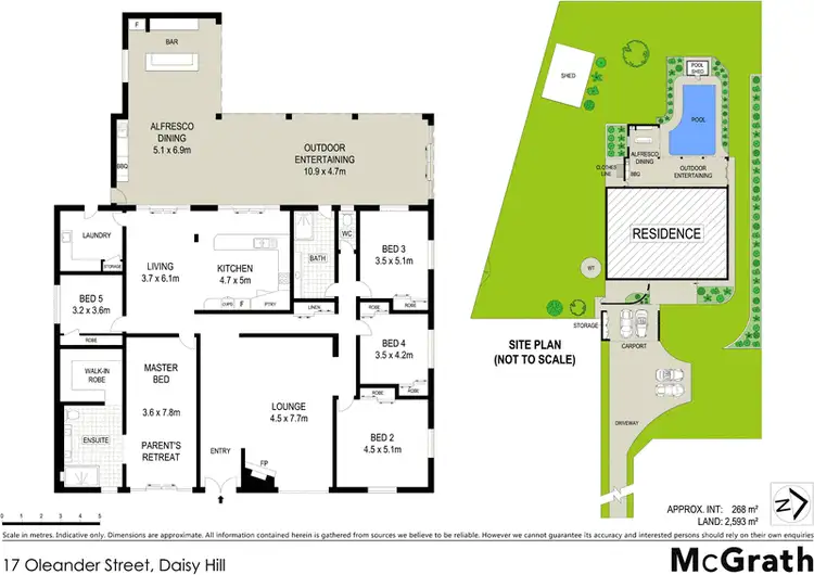 Floorplan of Homely house listing, 17 Oleander Street, Daisy Hill QLD 4127