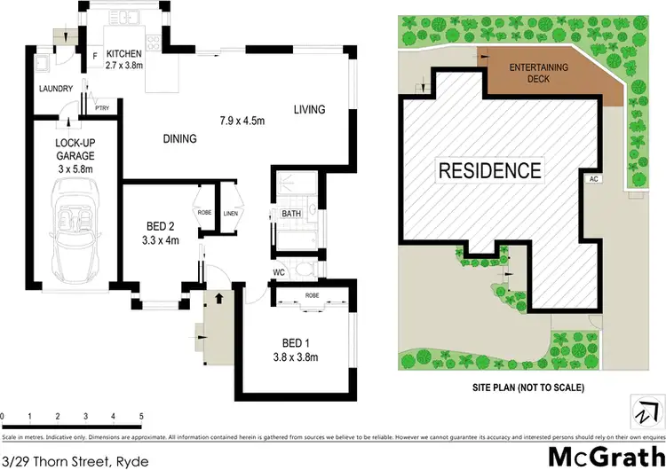 Floorplan of Homely villa listing, 3/29 Thorn Street, Ryde NSW 2112