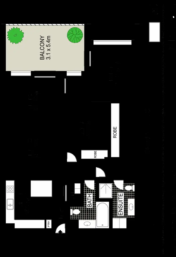 Floorplan of Homely apartment listing, 5201/2 Ephraim Island Parade, Paradise Point QLD 4216