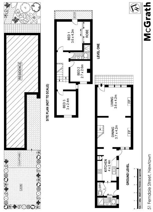 Floorplan of Homely house listing, 51 Ferndale Street, Newtown NSW 2042