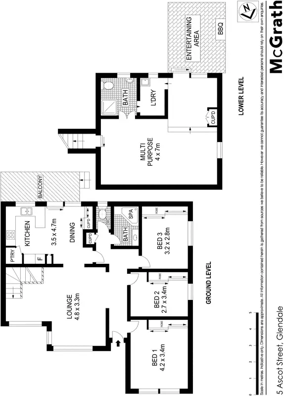 Floorplan of Homely house listing, 5 Ascot Street, Glendale NSW 2285