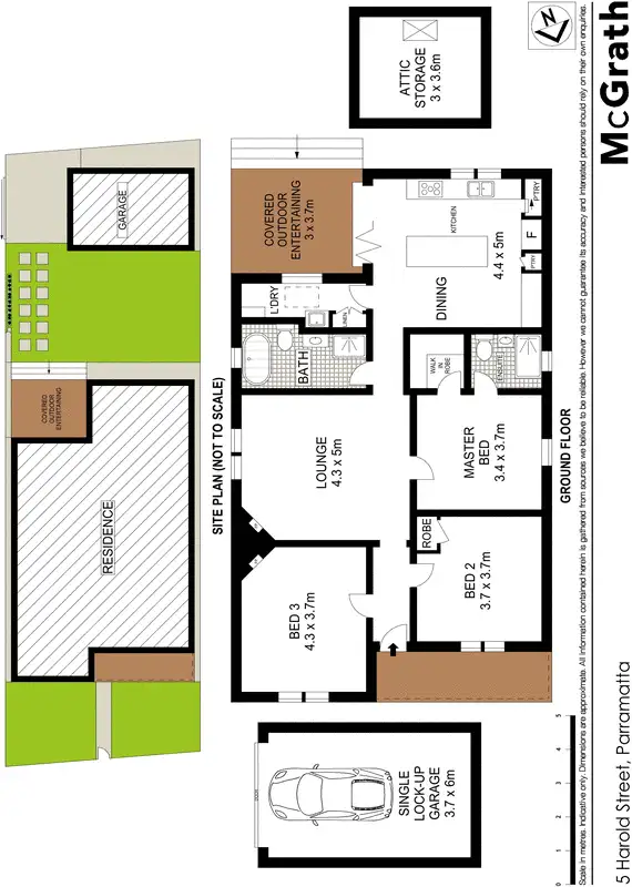 Floorplan of Homely house listing, 5 Harold Street, Parramatta NSW 2150