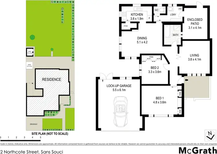 Floorplan of Homely house listing, 2 Northcote Street, Sans Souci NSW 2219
