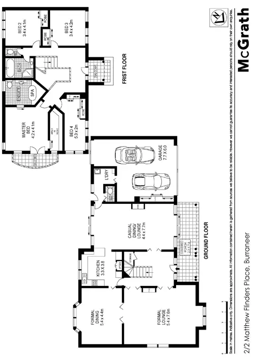 Floorplan of Homely house listing, 2/2 Matthew Flinders Place, Burraneer NSW 2230