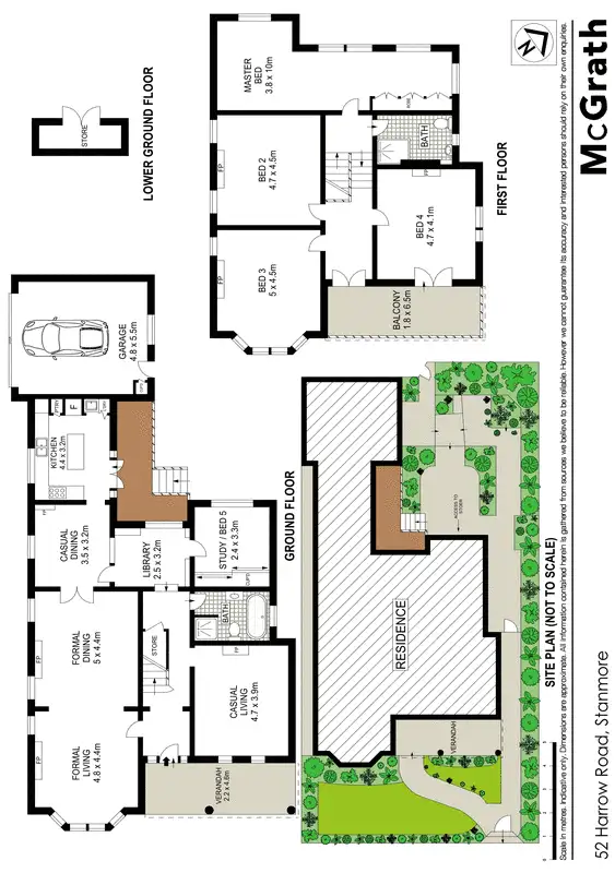 Floorplan of Homely house listing, 52 Harrow Road, Stanmore NSW 2048