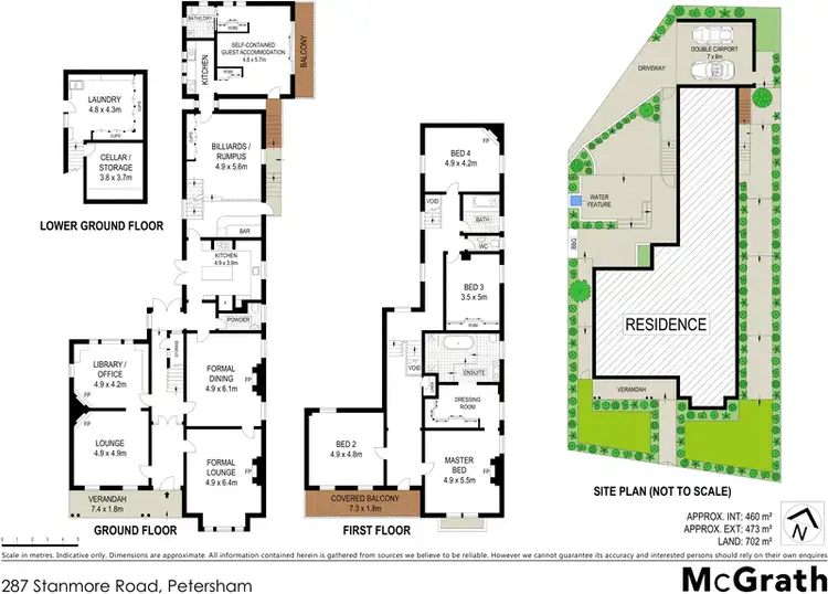 Floorplan of Homely house listing, 287 Stanmore Road, Petersham NSW 2049