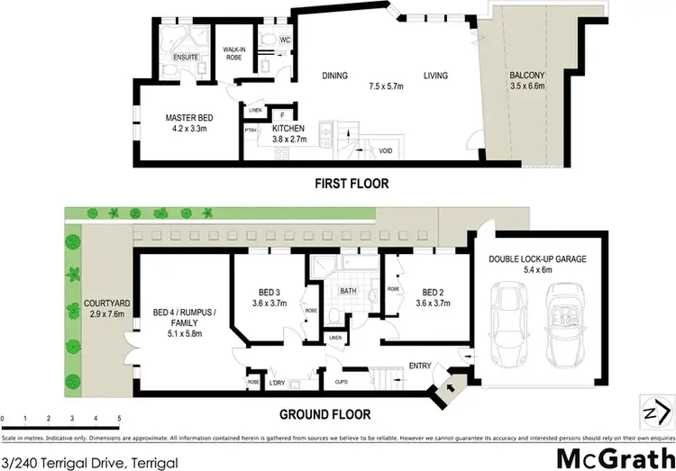 Floorplan of Homely townhouse listing, 3/240 Terrigal Drive, Terrigal NSW 2260
