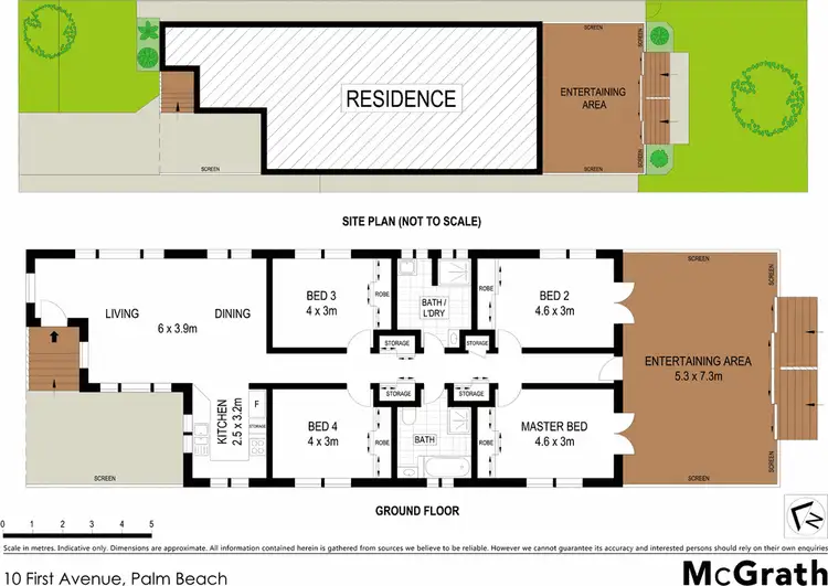 Floorplan of Homely house listing, 10 First Avenue, Palm Beach QLD 4221