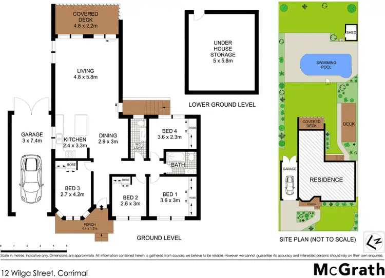 Floorplan of Homely house listing, 12 Wilga Street, Corrimal NSW 2518