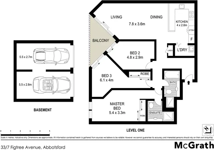 Floorplan of Homely apartment listing, 33/7 Figtree Avenue, Abbotsford NSW 2046