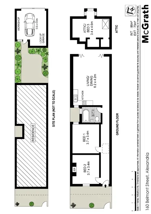 Floorplan of Homely house listing, 160 Belmont Street, Alexandria NSW 2015
