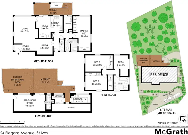 Floorplan of Homely house listing, 24 Elegans Avenue, St Ives NSW 2075
