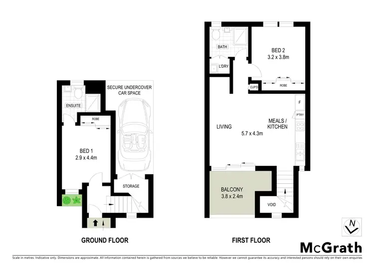 Floorplan of Homely townhouse listing, 4/2 Jasper Road, Bentleigh VIC 3204