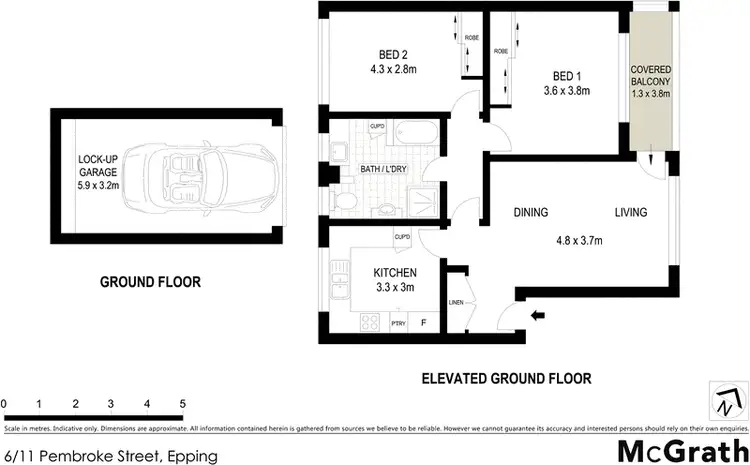 Floorplan of Homely apartment listing, 6/11 Pembroke Street, Epping NSW 2121