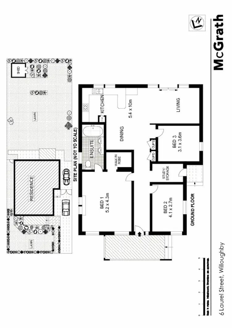Floorplan of Homely house listing, 6 Laurel Street, Willoughby NSW 2068