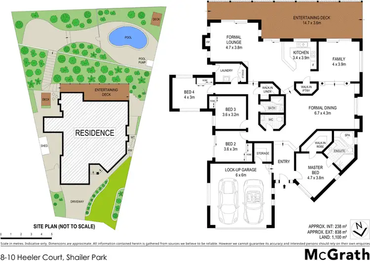 Floorplan of Homely house listing, 8-10 Heeler Court, Shailer Park QLD 4128