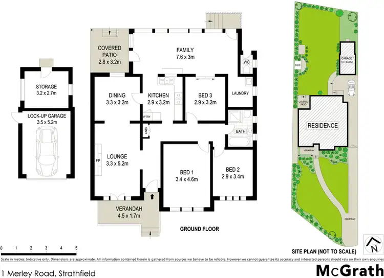 Floorplan of Homely house listing, 1 Merley Road, Strathfield NSW 2135