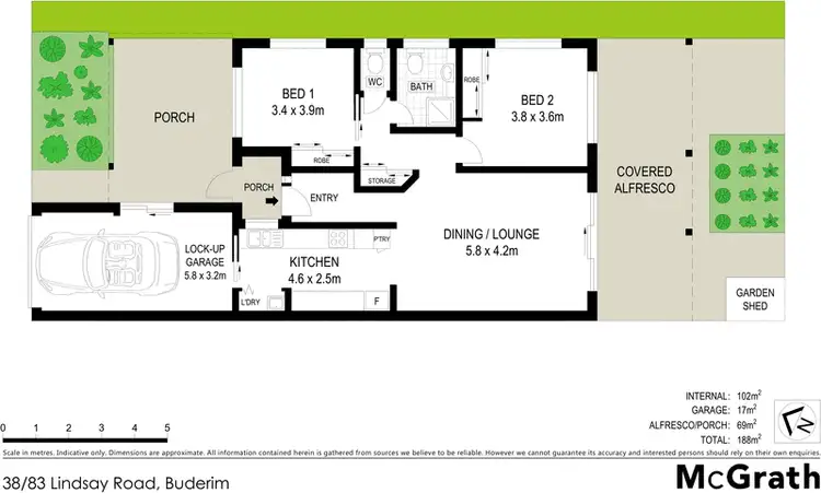 Floorplan of Homely apartment listing, 38/83 Lindsay Road, Buderim QLD 4556