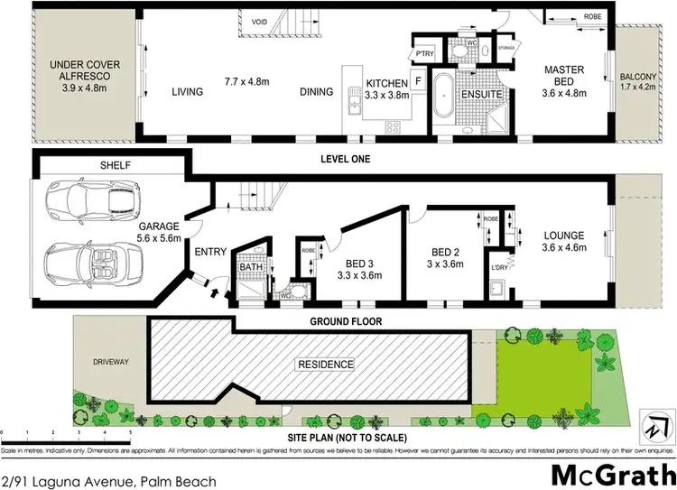 Floorplan of Homely apartment listing, 2/91 Laguna Avenue, Palm Beach QLD 4221