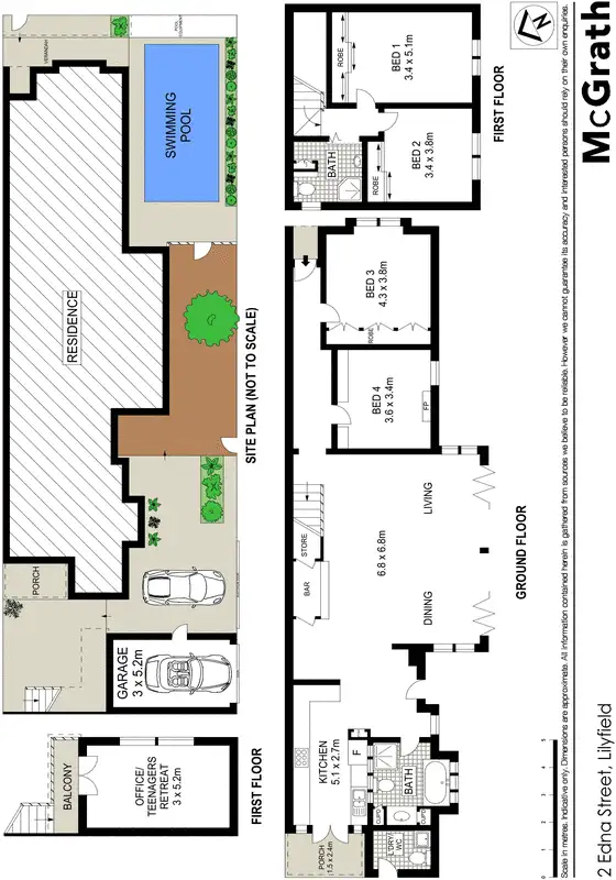 Floorplan of Homely house listing, 2 Edna Street, Lilyfield NSW 2040