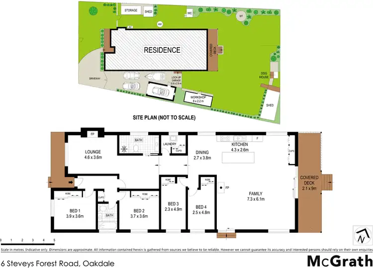 Floorplan of Homely house listing, 6 Steveys Forest Road, Oakdale NSW 2570