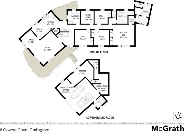 Floorplan of Homely house listing, 8 Gowan Court, Carlingford NSW 2118